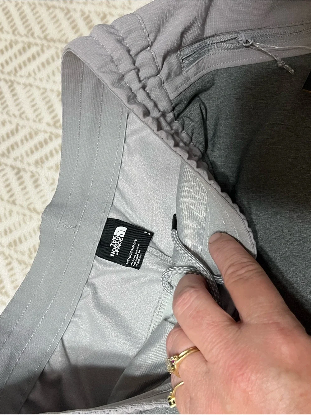 The North Face Men's Gray Two-Tone Performance Pants Texware